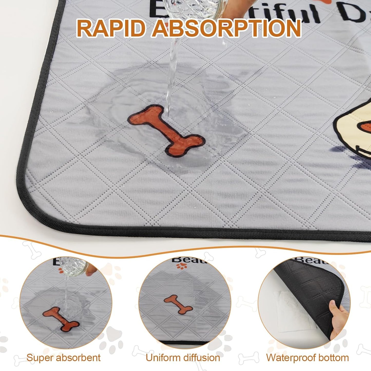 π§ Leak-Proof Protection β Multi-layer design prevents leaks, keeping floors, crates, and furniture clean and dry.