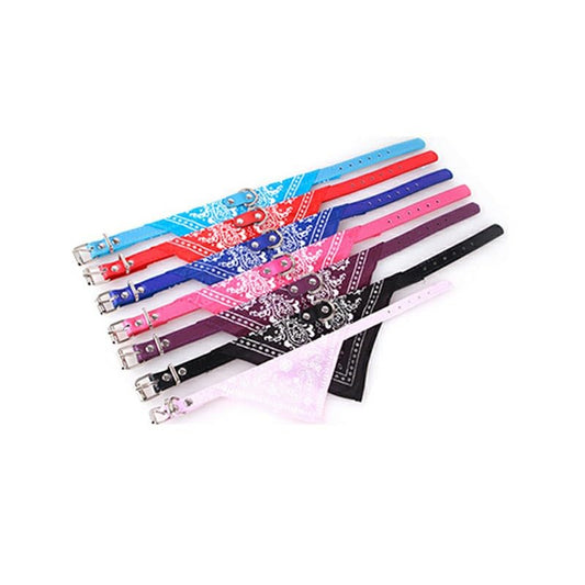 Elegant Black Bandana Collar for Cats & Small Dogs – Comfortable, Lightweight & Simple Fit