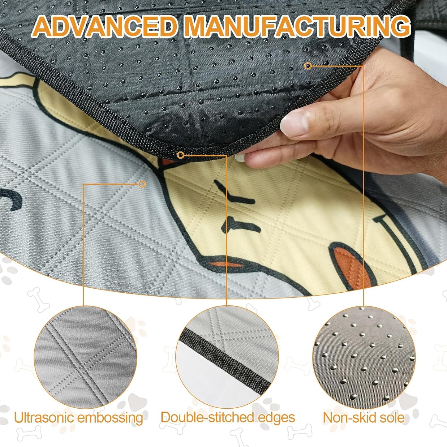 💧 Leak-Proof Protection – Multi-layer design prevents leaks, keeping floors, crates, and furniture clean and dry.